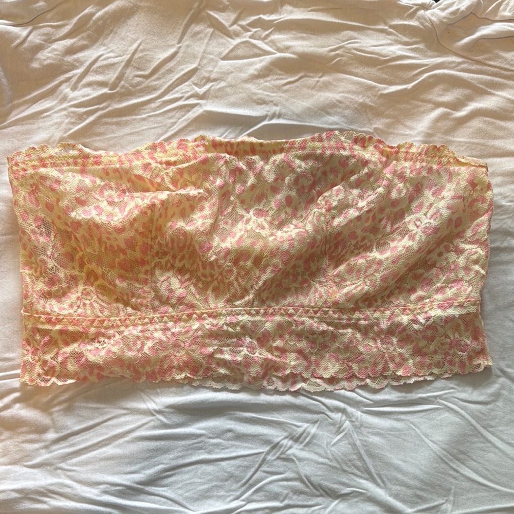 Victoria's Secret Pink and Cream Lace Bandeau